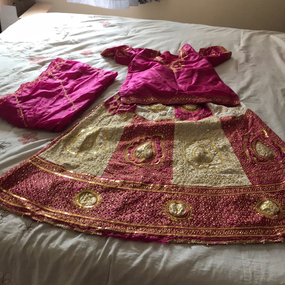 Gorgeous Indian embroidered and Sequined Sharara